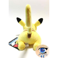 Officiële Pokemon center knuffel Pikachu +/- 28cm (lang) slapend